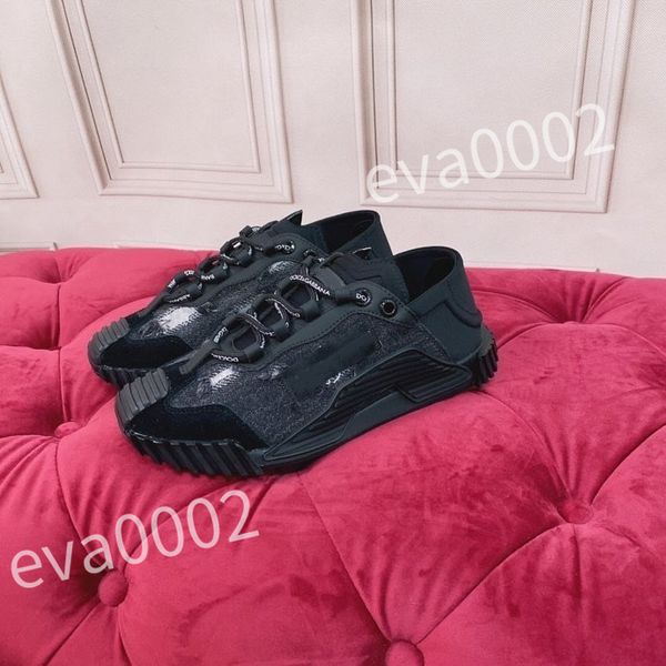 

2023 new luxury casual shoes women designer travel lace-up sneaker fashion lady flat running trainers woman shoe men sneakers, Black