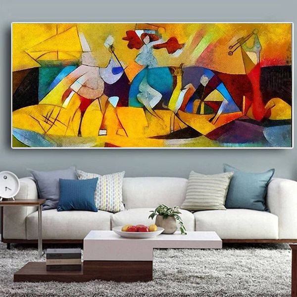 

modern abstract wall art picture posters and prints picasso famous painting canvas painting for living room home office decor
