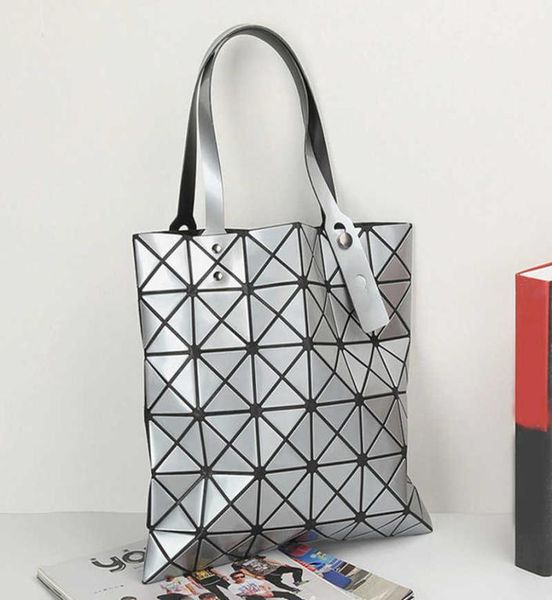 

bags women 2020 folding totes crossbody bag ladies handbags female luminous geometric pattern shoulder messenger purses dropship q3427477