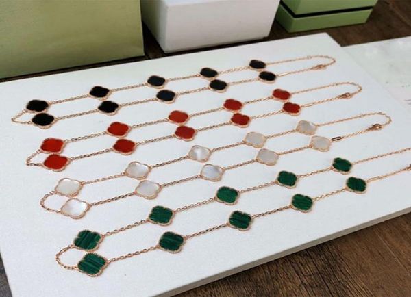 

10 motifs pendants necklaces fashion elegant clovers necklace gift for woman desinger jewelry wedding couple love luxury design 929702782, Silver