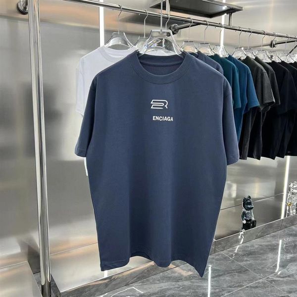 

22ss designer letter printed t shirts tee sweatshirt fashion high street short sleeves summer casual t-shirt breathable men women 2848, Black;brown
