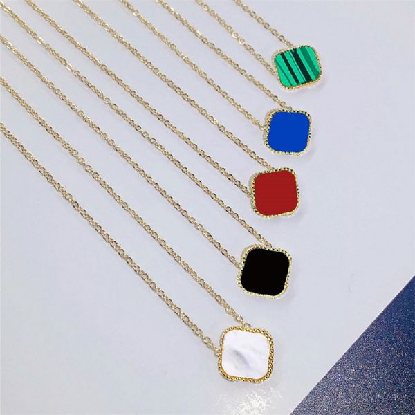 

beautiful women style gold clover pendant necklace earring jewelry for gift, Silver