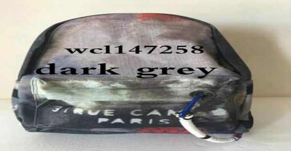 

travel bags graffiti color retro shoulder backpack catwalk women casual canvas bag classic doodle limited edition bags 646481909