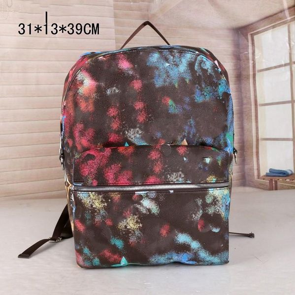 

designer black embossing backpacks handbags men women pu leather backpack school bag fashion knapsack back pack presbyopic rucksack shoulder