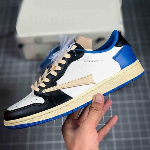 

shoes s x fragment design og 1s low mens basketball luxury designer jumpman 1 military blue womens running sports sneakers, Black