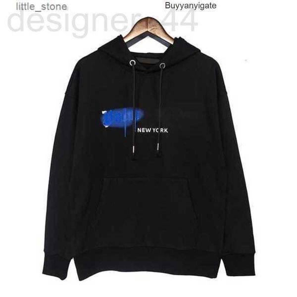 

men's hoodies & sweatshirts luxurioushoodies mens palms designer hoodie spray letter print hoody men angles women sweaters hooded size, Black