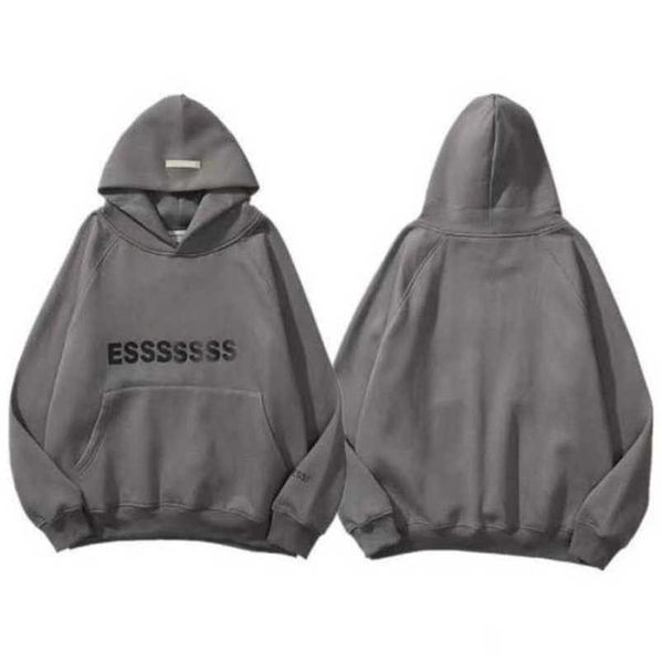 

luxury men's classics tracksuits essss ential sweatshirts letter hoodies men women sportswear hooded pant coat sweater pullover couple, Black