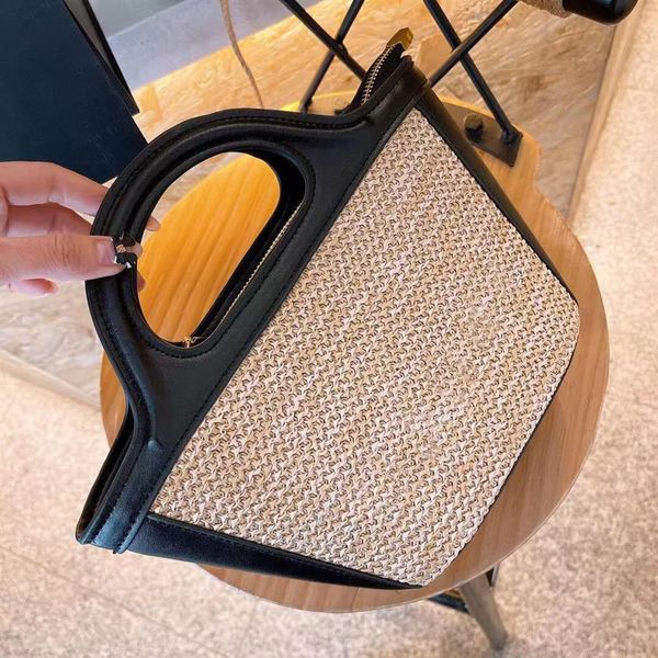 

style fashion advanced woven shopping bag concise line soft is quite practical necessary summer beach242c