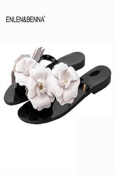 

summer women sandals flip flops outside women slippers female beach shoes with floral ladies jelly shoes sandalias mujer mx2004075255933, Black