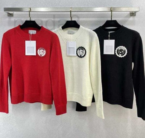 

women's sweaters designer spring new casual fashion crew neck knitwear women 13fa, White;black