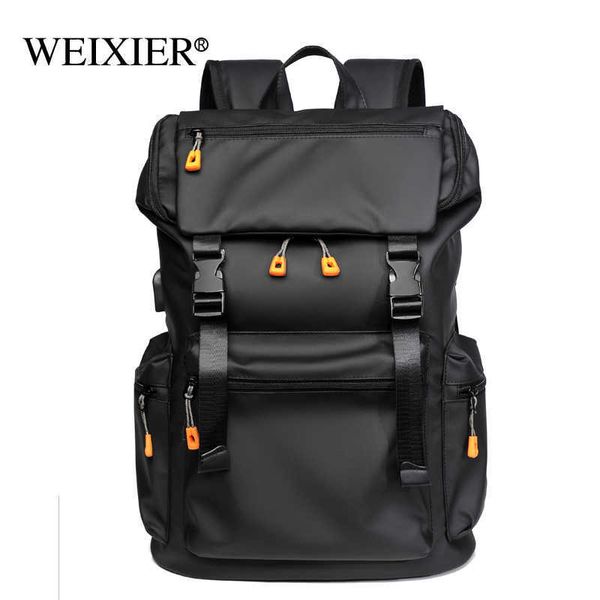 

backpack fashion waterproof backpack bags for men multifunction large capacity travel lapbackpacks school bag mlan mochila 230417