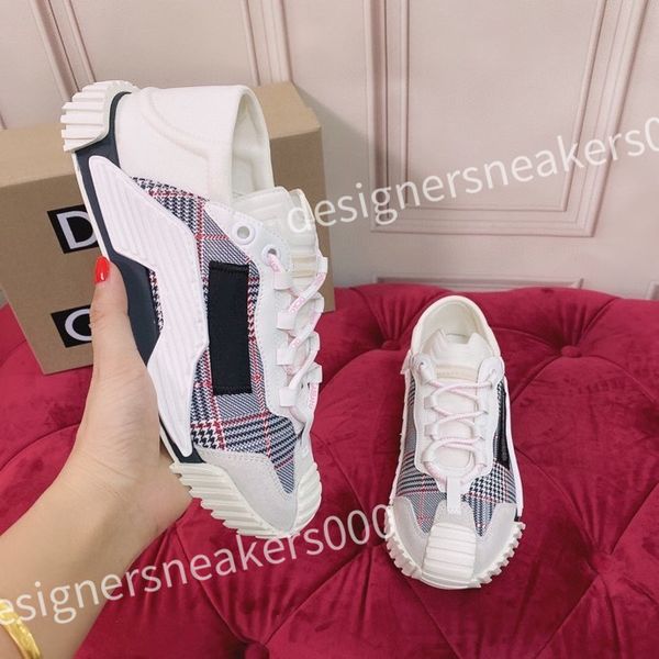 

2023 luxury designer casual shoes mens reflective sneaker genuine leather calfskin fashion men shoe women sneakers, Red;white