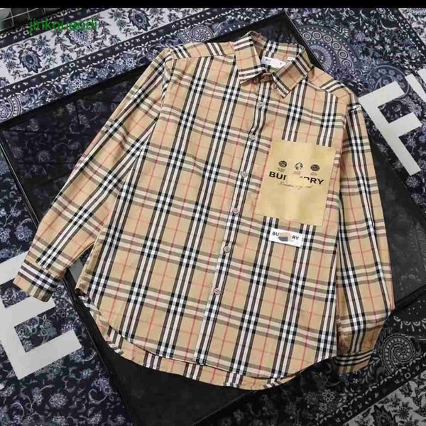 

burbersys summer new fashion brand classic plaid coat shirt spirit guy net red jacket outwear, White;black