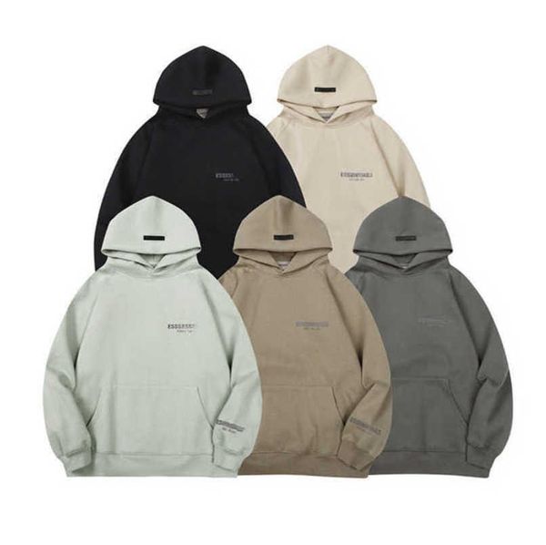 

luxury classics men's sweatshirts essentials tracksuits letter hoodies men women ess sportswear hooded pant coat sweater pullover coup, Gray