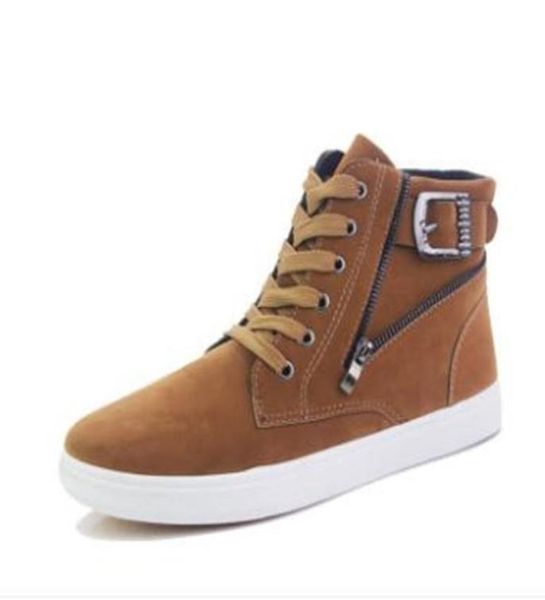

fashion adulto sneakers male comfortable footwear zapatillas de deporte mens keep warm casual boots size 39446529424, Black