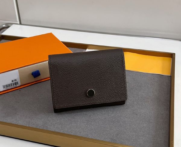 

fashion designer wallets luxury womens short purses flower letter small credit card holder ladies plaid money clutch bags with original box, Red;black