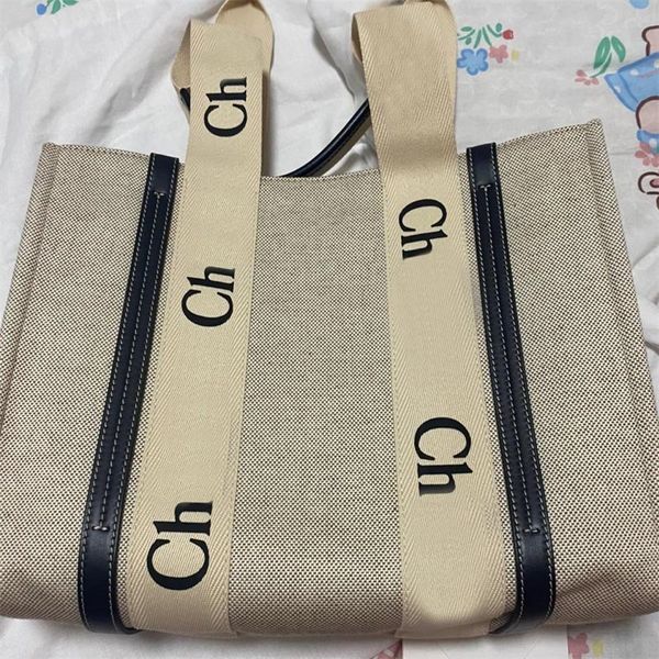 

creative handbag ladies removable strap designer bags canvas woody trendy tote bag distinctive festival fashion gift women shoulder bag eleg