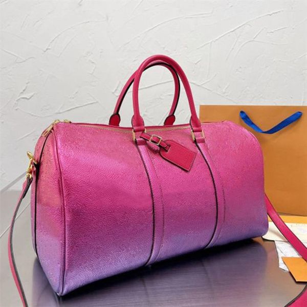 

quality men fashion duffle bag pink gradie travel bags mens handle luggage gentleman business totes with shoulder strap praise and319g