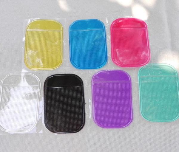 

silica gel magic sticky pad anti slip non slip mat mats pads for phone pda mp3 mp4 car one day 7329702