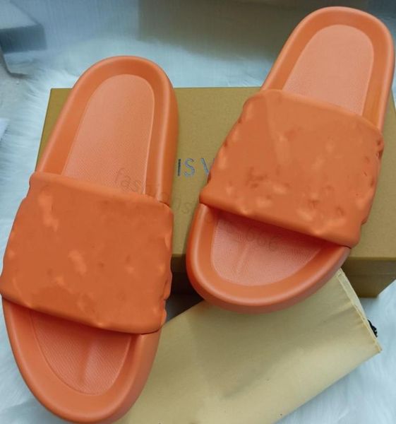 

2022l designer rubber slides sandals blooms brown black white web fashion mens slippers womens shoes beach flip flops with box 369950476