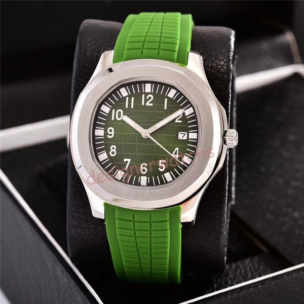 

mens luxury designer automatic mechanical watch 41mm ceramic ring candy color rubber band waterproof sapphire glass fashion, Slivery;black