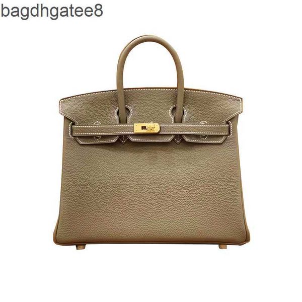 

birkin burkin bags hand woman classic handmade bag 2023 thread togo calfskin handbag lock catch women's silver hardware tote