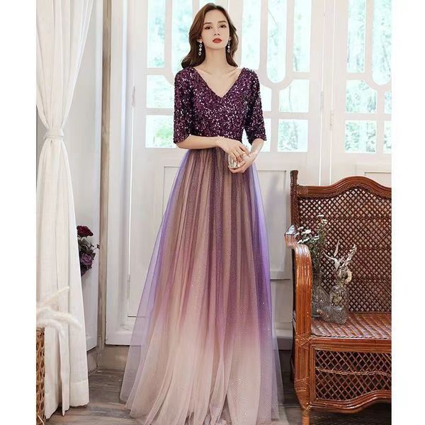 

sequined mother of the bride dress crystal beaded flowers purple mother party gowns sweetheart neck satin long prom even mother dress plus s, Black;red