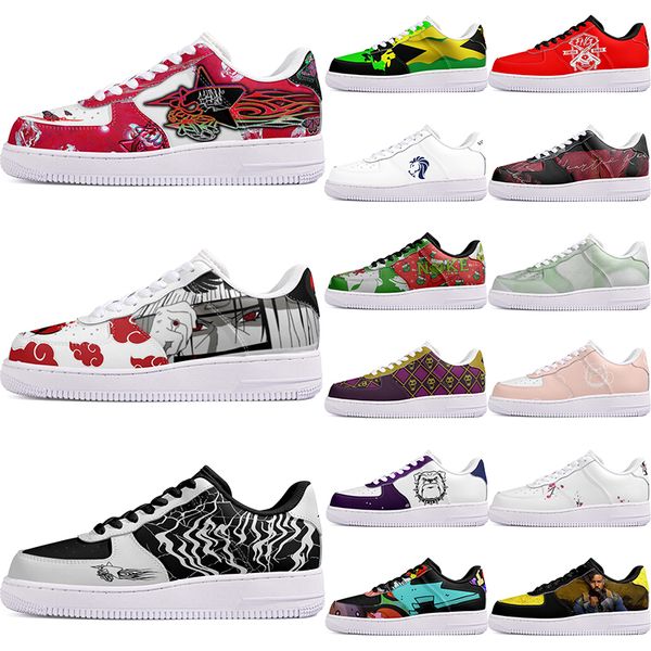 

DIY shoes winter comfortable autumn mens Leisure shoes one for men women platform exquisite sneakers Classic cartoon graffiti trainers comfortable sports 1310