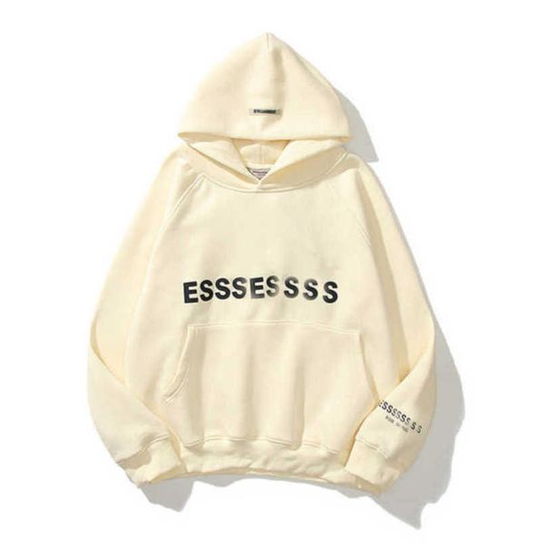 

men's classics luxury sweatshirts essentials tracksuits letter hoodies men women ess sportswear hooded pant coat sweater pullover coup, Gray