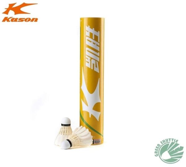 

100 genuine kason ks20 badminton training durable with great flying duck goose feather shuttlecock 2011163651691