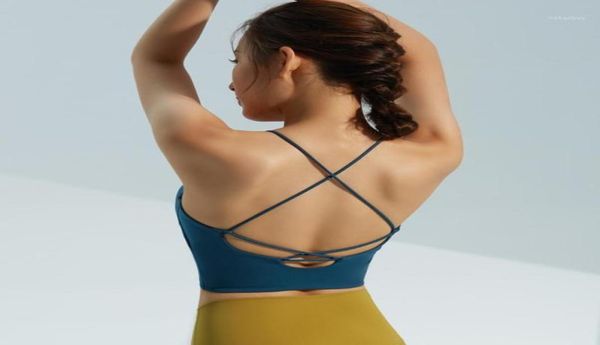 

women039s underwear sports bra back strappy crop vest female indoor pilates ballet training suits brassiere yoga outfi4619372