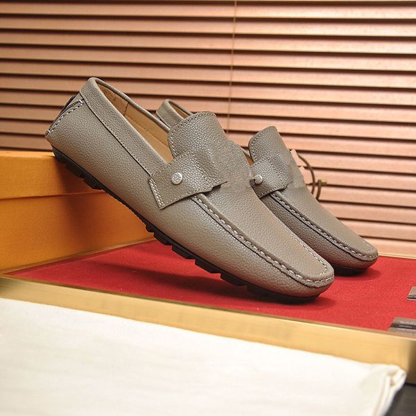 

fashion mens casual driving shoes designer dress pea wedding shoes classic loafers comfortable classic driving shoes sneakers with box big s, Black