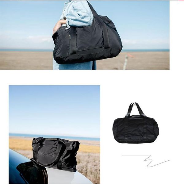 

55cm luxurys designers bags fashion men women travel duffle bag leather luggage handbags large contrast color capacity sport 663177
