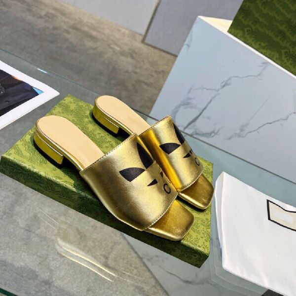 

designer slipper luxury slides brand sandals woman slide men slippers flat bottom flip flop design sneakers leather sandal by 1978 s302 06, Black