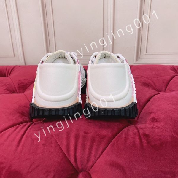 

luxury fashion men shoe designer women leather lace up platform sneakers white black mens womens casual shoes