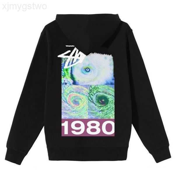 

men hoodies designer lettering flowers pattern printed long sleeves clothing womens cans round neck pullover couples tee high street sweats, Black