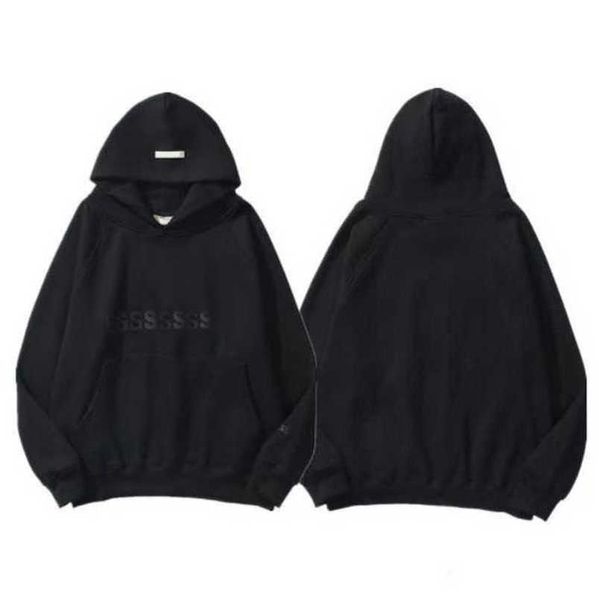 

men's luxury classics tracksuits essss entials sweatshirts letter hoodies men women sportswear hooded pant coat sweater pullover coupl, Black