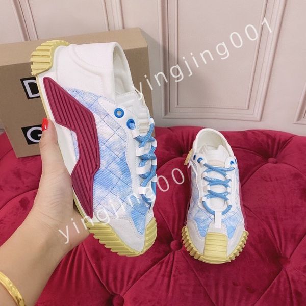 

new fashion men shoe designer women leather lace up platform sneakers white black mens womens casual shoes