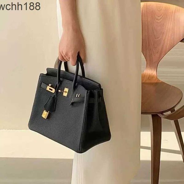 

bag bags 2023 designer classic birkins capacity large lychee grain leather women's layer cowhide fashion one shoulder handbag w t6g1