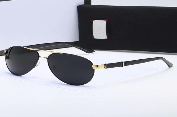 

2021 brand design pilot sunglasses women men designer good quality fashion metal oversized sun glasses vintage female male uv4006076714, White;black