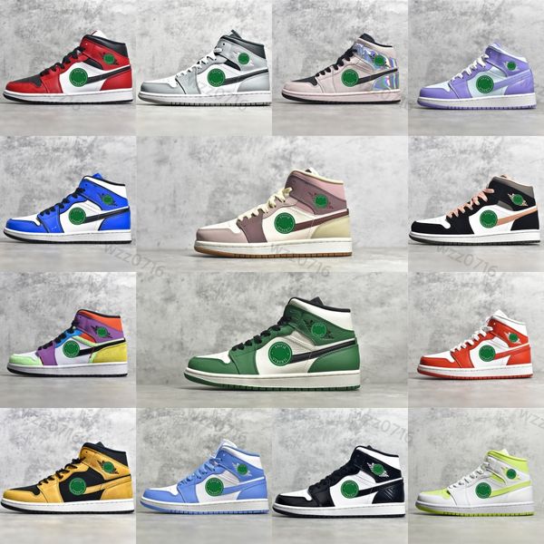 

1s jumpman og basketball shoes 1 mid dark mocha hyper royal university blue fearless obsidian unc banned bred toe chicago balvin outdoor tra