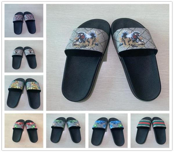 

2022 women men slides summer beach indoor flat g sandals slippers house flip flops spike sandal7670160, Black