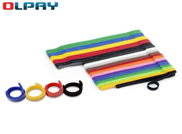 

50pcsset adhesive loop hook nylon and strap cable ties reusable wire organizer self clip holder car6019564