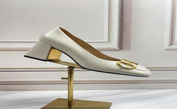 

2021 latest fashion chain women039s leather thick heeled shoes summer high heeled shoes women039s party shoes 75cm8849665, Black