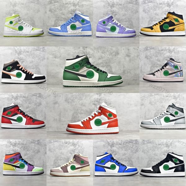 

jumpman 1 basketball shoes men 1s mid lost found true university blue hyper royal panda dark mocha bred shadow unc smoke grey women sports s