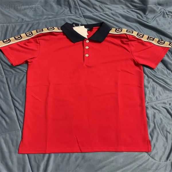 

mens red polo shirt designer man fashion horse t s casual men golf summer polos 2022 pure cotton high street trend tees asian size m-xxxl 5t, White;black