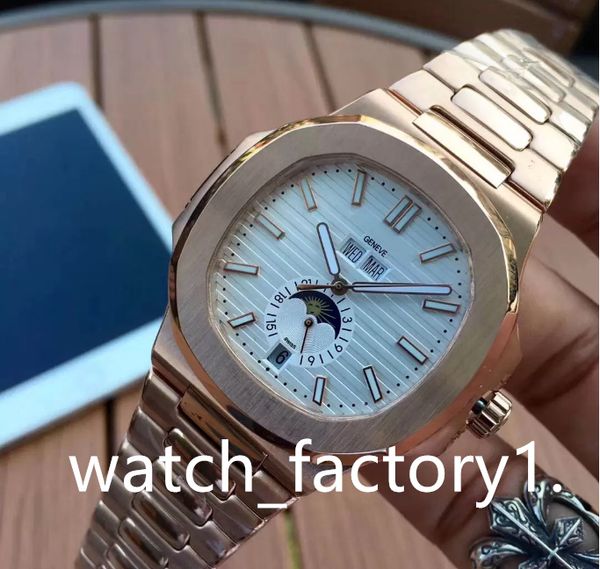 

2023new watch automatic movement stainless steel luminous men's watch, Silver