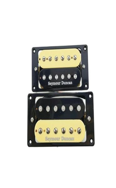 

seymour duncan sh1n neck sh4 bridge rhythm humbucker electric guitar pickup zebra black 4c shielded9632061