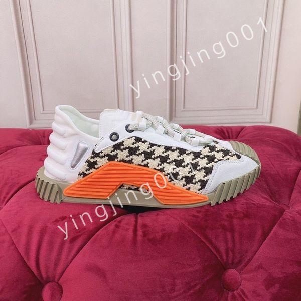 

fashion men shoe designer women lace up platform sneakers white black mens womens casual shoes