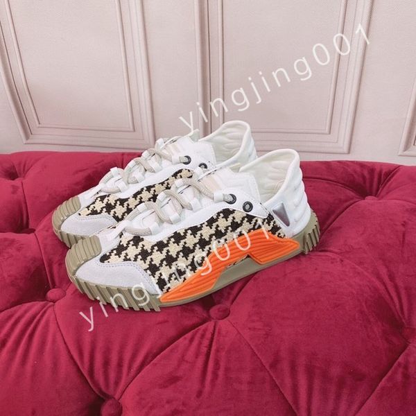 

new fashion men shoe designer women lace up platform sneakers white black mens womens casual shoes